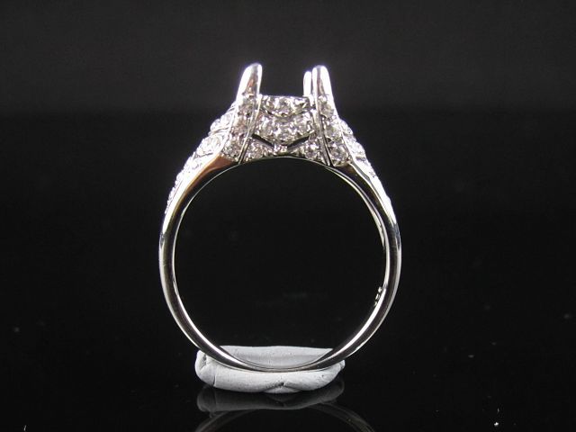 Engagement ring/wedding ring/white gold ring/platinum ring (Diamond ring / Semi-Mount Ring)