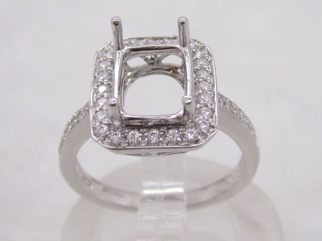 Engagement ring/wedding ring/white gold ring/platinum ring (Diamond ring / Semi-Mount Ring)