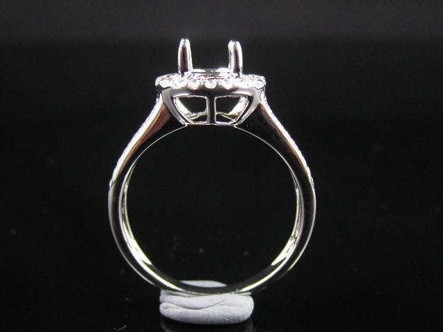 Engagement ring/wedding ring/white gold ring/platinum ring (Diamond ring / Semi-Mount Ring)