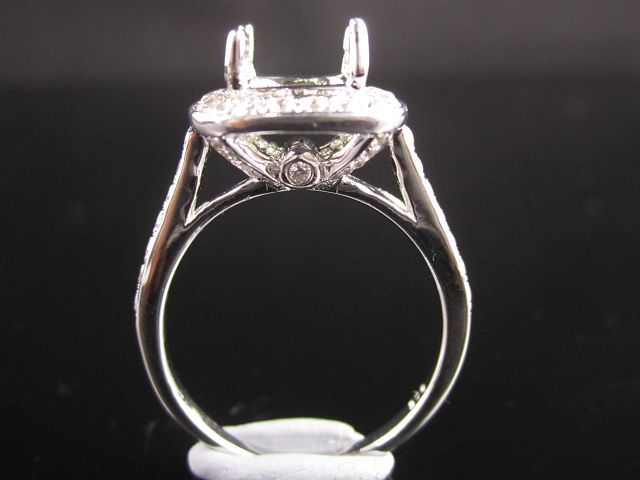 Engagement ring/wedding ring/white gold ring/platinum ring (Diamond ring / Semi-Mount Ring)