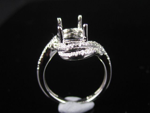 Engagement ring/wedding ring/white gold ring/platinum ring (Diamond ring / Semi-Mount Ring)