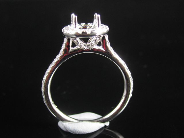 Engagement ring/wedding ring/white gold ring/platinum ring (Diamond ring / Semi-Mount Ring)