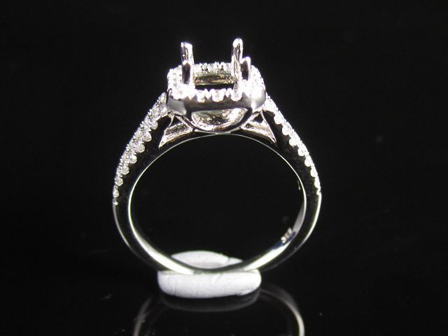 Engagement ring/wedding ring/white gold ring/platinum ring (Diamond ring / Semi-Mount Ring)