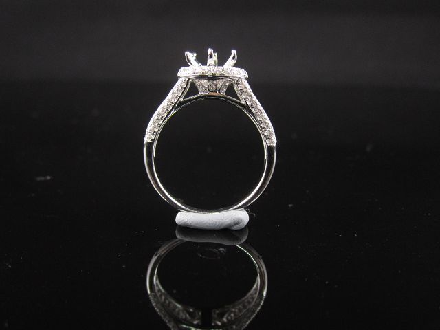 Engagement ring/wedding ring/white gold ring/platinum ring (Diamond ring / Semi-Mount Ring)