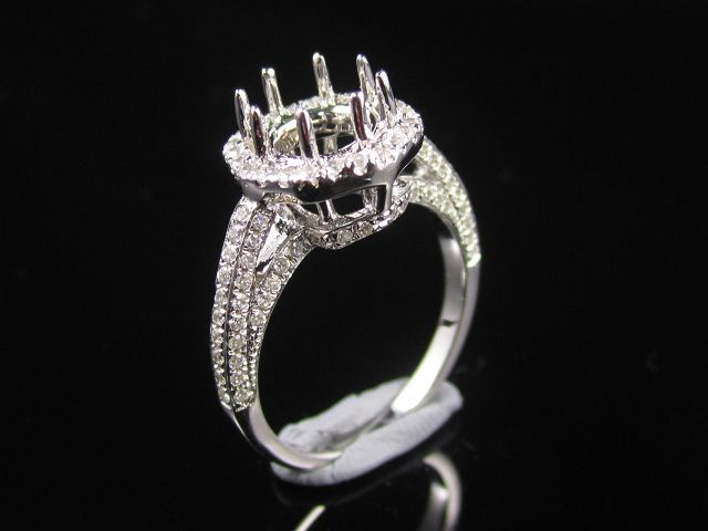 Engagement ring/wedding ring/white gold ring/platinum ring (Diamond ring / Semi-Mount Ring)