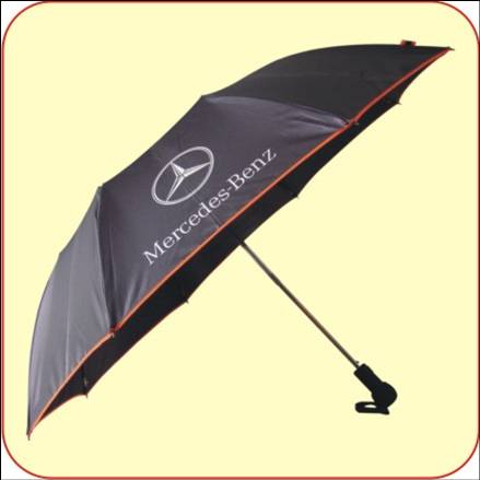 22''*8K 2 folds auto open Umbrella with wind-proof frame