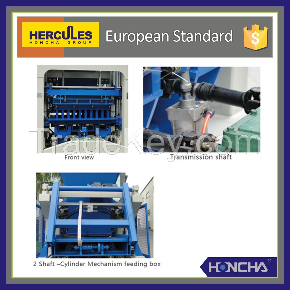 HONCHA QT9-15 Semi-Automatic Block Machine/Brick Making/Hollow Block Making Machine Line for producing pavers