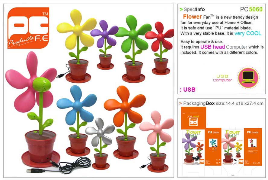 USB Flower Fan