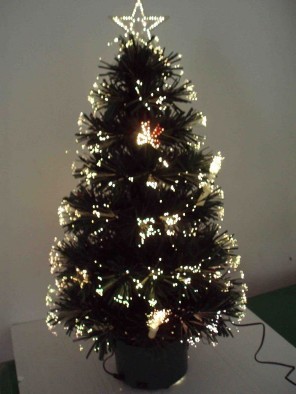 Fiber optic christmas tree