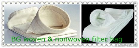 Woven or Nonwoven Glassfiber Filter Fabric and Filter Bags