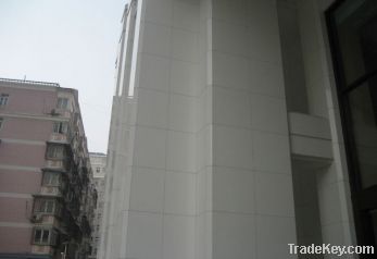 white marble wall cladding
