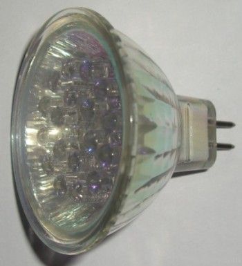 quartz reflector led lamp bulb 1W MR16 GU10 12LED/18LED/20LED