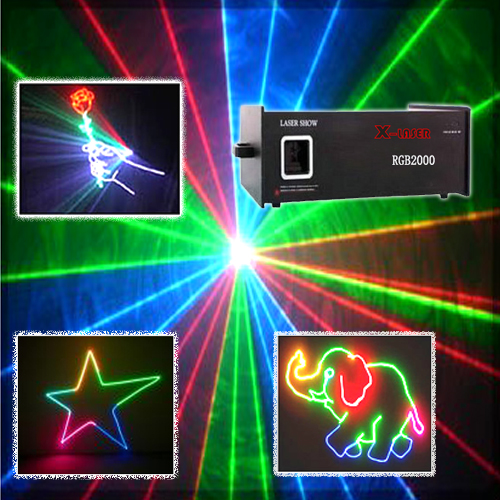 2W RGB laser light for show