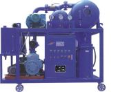 Double-stage vacuum transformer oil purifier