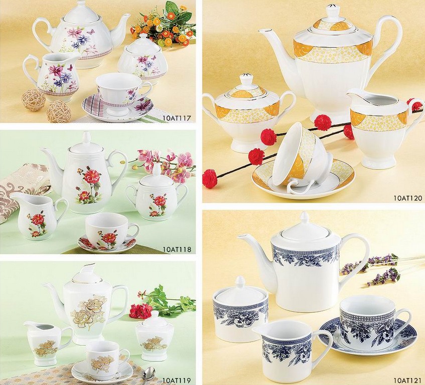 porcelain tea set, coffee set