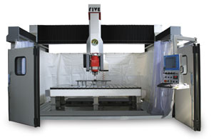 Helios Five. 5 axis CNC work centre for stone