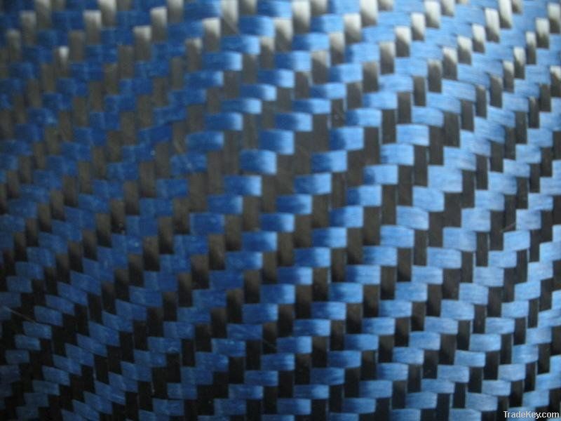 twill carbon/aramid fabric