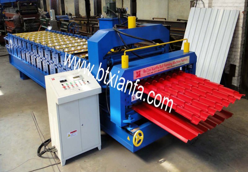 New Style Double Layer Tile Roof Roll Forming Machine
