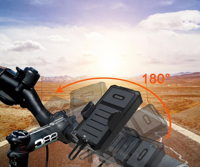 Smart Rechargeable Bike/Motobilke/Scooter Phone Holder Mount