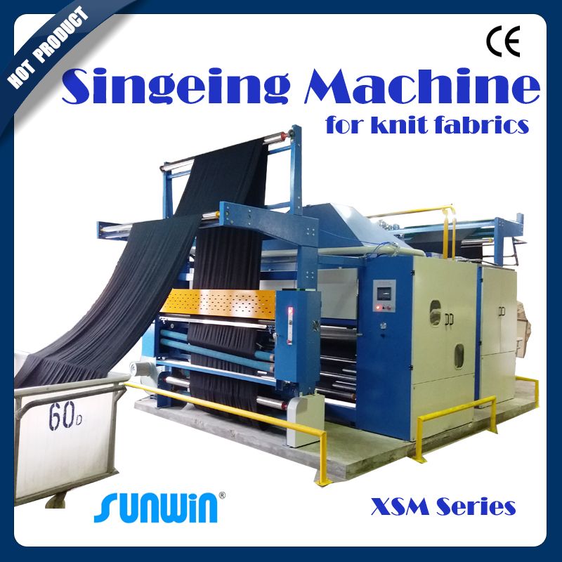 Singeing Machine For Knit Fabrics