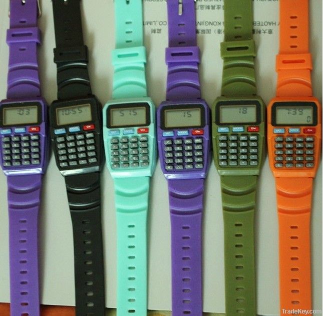 Multi-function + Calculator children's digital watch