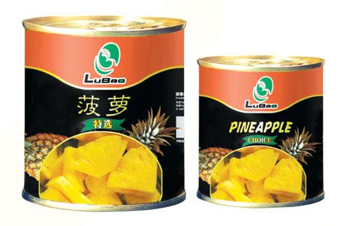 Canned Pineapple slices/tidbits/chunks/pieces/pizza cut