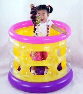 The baby safety island      Trampoline children's toys