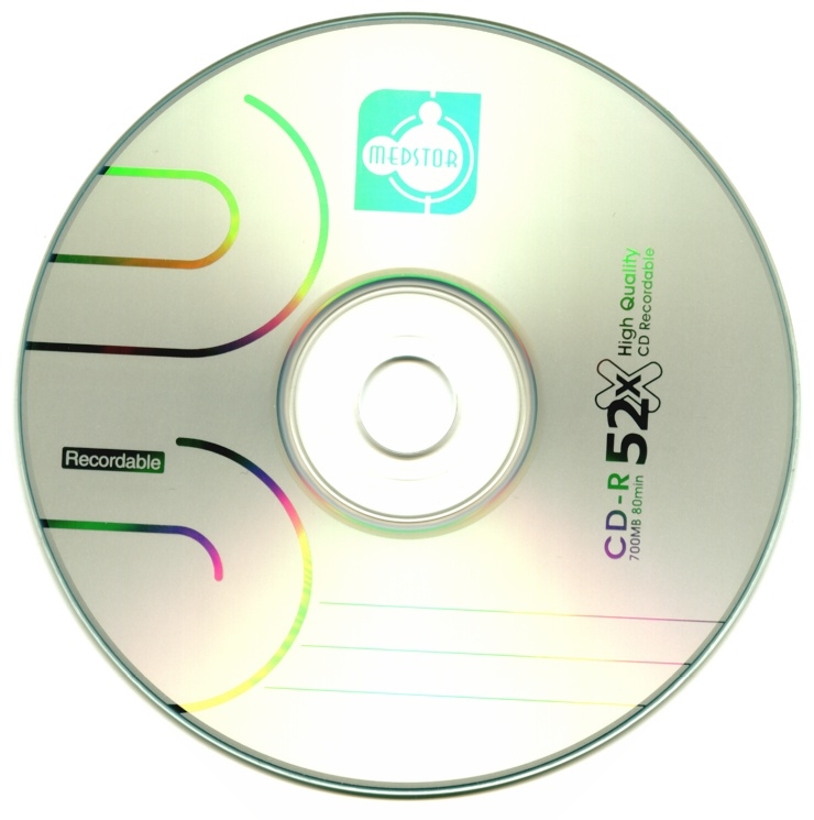CD-R Silver/Silver or Inkjet printable