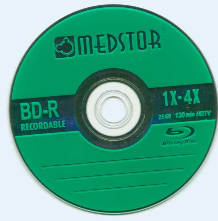 BD-R No Printing or Inkjet printable