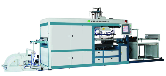 Full-automation plastic vacuum  forming machine