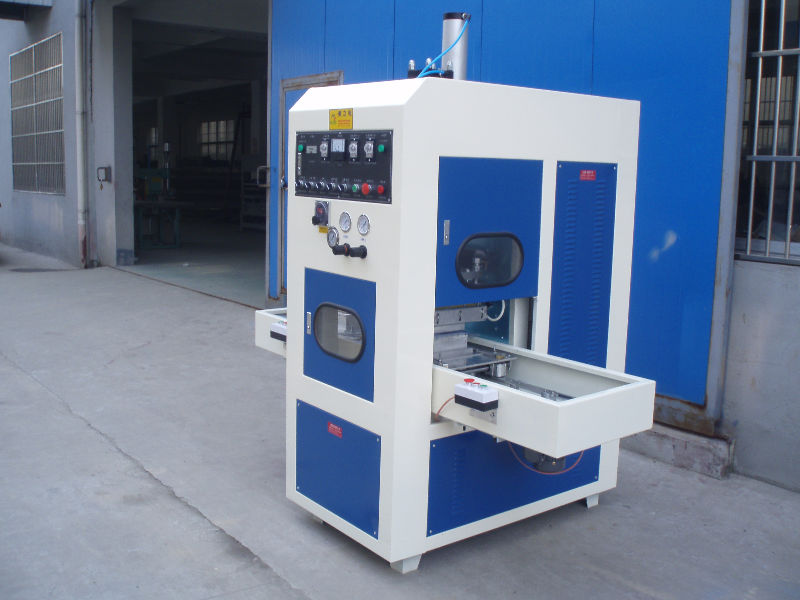 Sliding table oil pressure high frequency synchronized welding