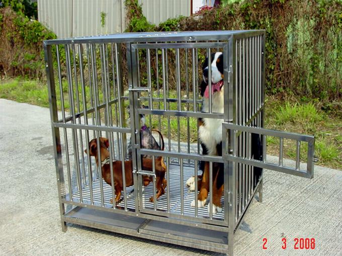 stainless steel dog cage
