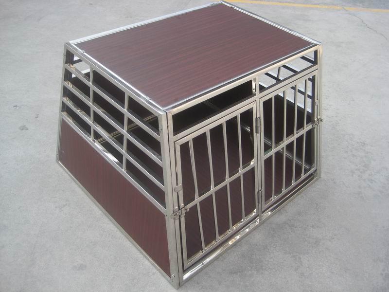 stainless steel and MDF cage