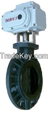 UPVC Electric Butterfly Valve