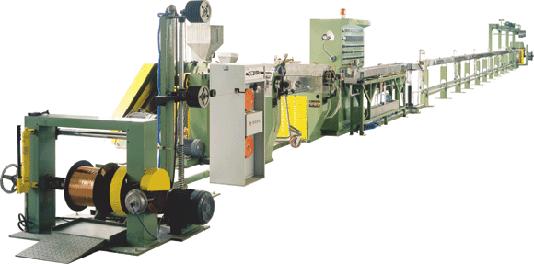 the power wire extrusion line