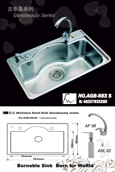 Stainless Steel Sink (Single bowl)
