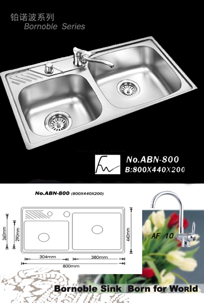 stainless steel sink ABN-800