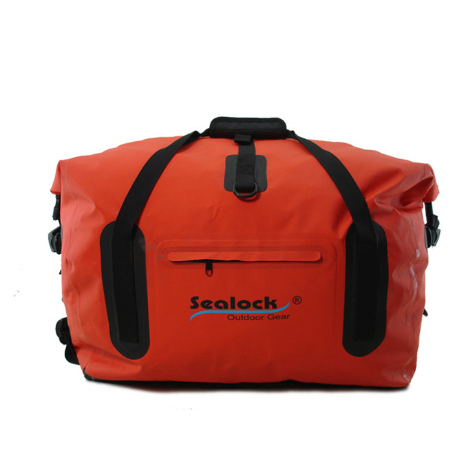 Sealock Red Waterproof Travel Duffel Bag