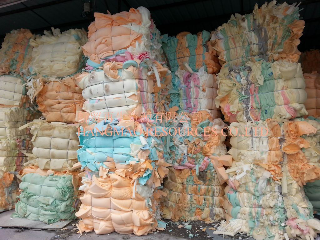 A Grade baled PU scrap foam