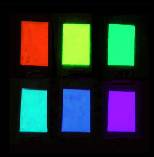 photoluminescent pigment/glow in the dark powder / luminescent powder