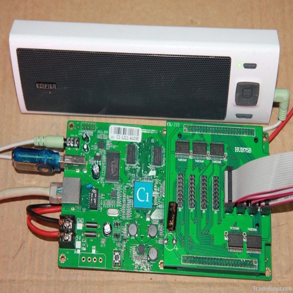 full color led display control card asynchronous C1 128X384