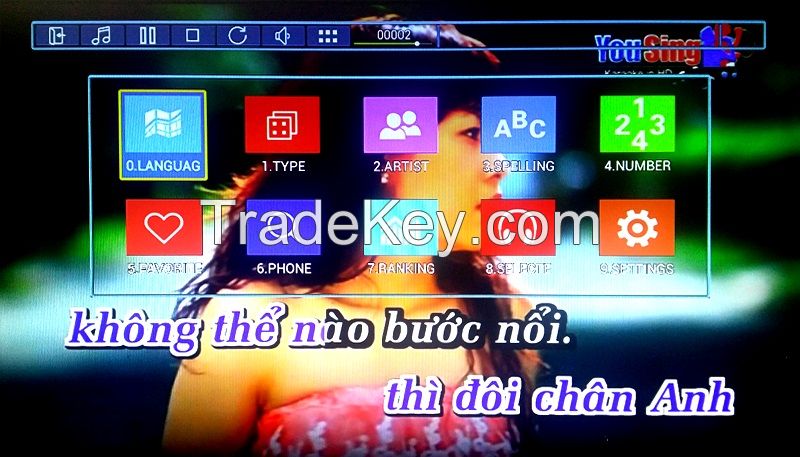 New! Android 4 Core Full Hd Karaoke Player, Chinese, English, Vietnamese