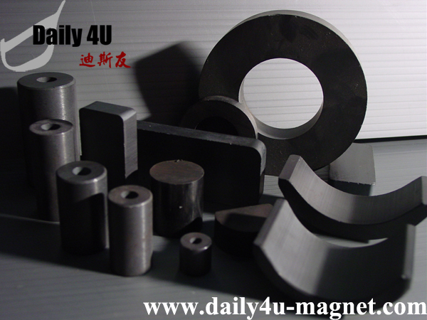 Sintered Hard Ferrite, ceramic, magnetic shoe