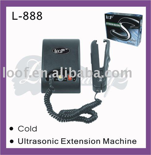 Ultrasonic hair extension iron