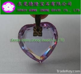 Cubic Zirconia Pendant_Heart Shap