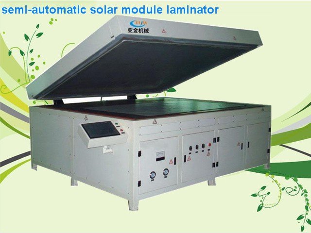 semi-automatic solar module laminator