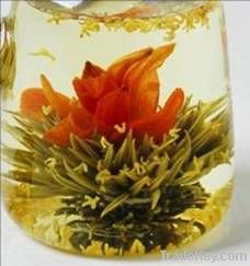Flower tea, blooming tea, Lily tea