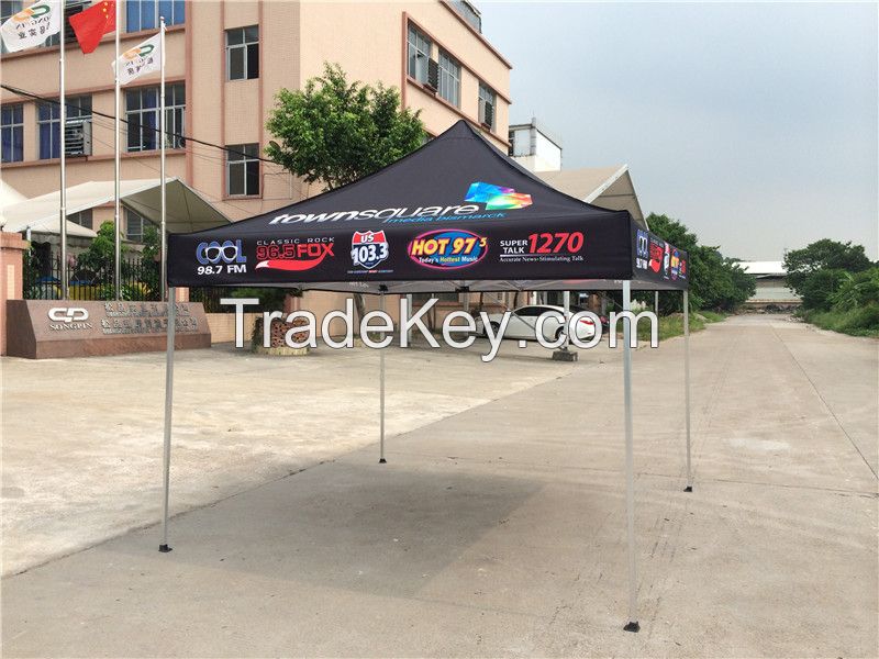 Customize trade show gazebo/ aluminum white canopy/ 3x3m pop up tent