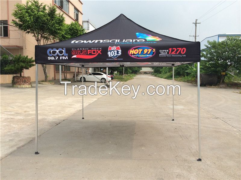 Customize trade show gazebo/ aluminum white canopy/ 3x3m pop up tent