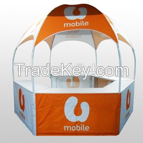 2015 new fashion hexagonal domed tent /booth for advertising